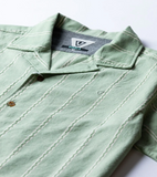Vissla Glider Dobby Eco SS Shirt - Camp Green