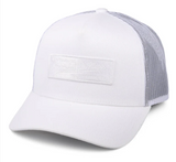Mitchell & Ness Branded Box Logo Classic Trucker Cap - White