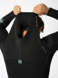 Vissla New Seas 4-3 U-Zip Wetsuit - Black