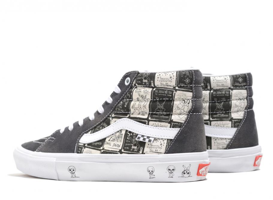 VANS SKATE SK8-HI DANIEL JOHNSTON RAVEN – KITEKALLE