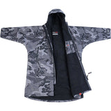 Dryrobe Long Sleeve Poncho Black Camo/Black