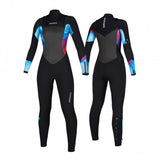 Mystic Diva Full Suit Double Front Zip 4/3mm Women