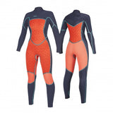 Mystic Diva Full Suit Double Front Zip 4/3mm Women