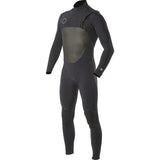 VISSLA NORTH SEAS 4-3 FULL CHEST ZIP-BLK