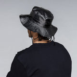 Kangol Faux Leather Reversible Bucket