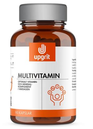 Upgrit - Multivitamin, 90 kapslar