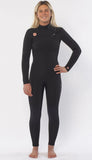 Sisstr 7 seas 5/4 Frontzip våtdräkt svart