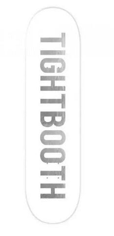 Tightbooth deck Logo White 8,125