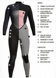 XCEL WOMENS INFINITI 6/5MM HOODED FULL WETSUIT