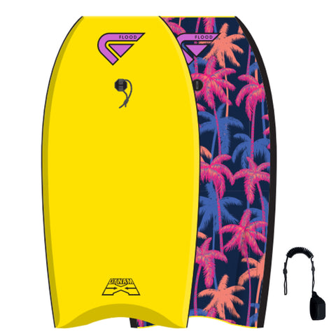 Flood Bodyboard Dynamx Stringer 37 Yellow Tribal I