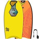 FLOOD Bodyboard Streak 42 Yellow Orange Maori