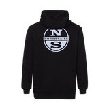 NORTH SAILS BRAND HOOD SWEAT BLACK