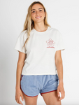 Sisstr Hibiscus Tee - Vintage White