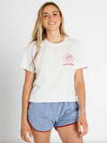 Sisstr Hibiscus Tee - Vintage White
