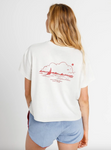 Sisstr Hibiscus Tee - Vintage White