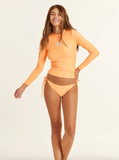 Sisstr Seeker Solid Rashguard - Hot Nectar