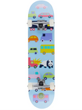 Enjoi YOUTH Skateboard Road Rage FP ( Complete Blue 7.625)