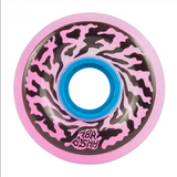 Santa cruz wheels "Swirly Trans" 65mm, pink