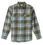 Vissla Central Coast Eco LS Flannel Army