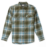Vissla Central Coast Eco LS Flannel Army