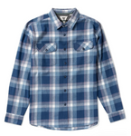 Vissla Central Coast Eco LS Flannel Dark Denim