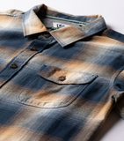 Vissla Central Coast Eco LS Flannel Dark Naval