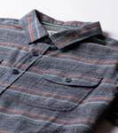 Vissla Central Coast Eco LS Flannel Navy Heather