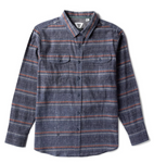 Vissla Central Coast Eco LS Flannel Navy Heather