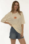 SISSTR ALAULA SS KNIT SLOUCH TEE - Sea Salt