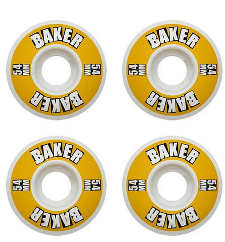 Baker wheels "Brand Logo" 99a yellow 54mm - 54mm