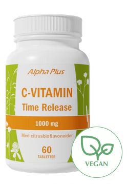Alpha Plus C-Vitamin Time Release 1000mg 60 tabaletter