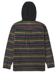 Vissla Hermosa Hooded Overshirt, Tarp