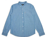 DEUS EX MACHINA PHOENIX BD CHAMBRAY SHIRT INDIGO