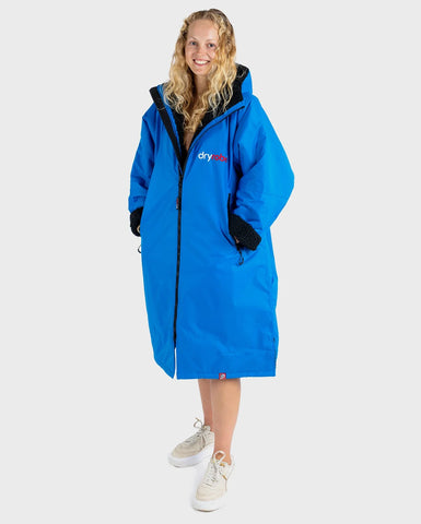Dryrobe Advance V3 LS Poncho - Kobolt Blå/Svart