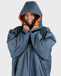 Dryrobe Advance V3 LS Poncho - Dark Grey/Orange