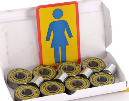 Girl Gold Abec 7 Skateboard Bearings