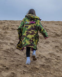 Dryrobe Advance KIDS V3 LS Poncho - Camo/Pink