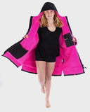 Dryrobe Advance KIDS V3 LS Poncho - Black Pink