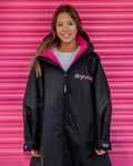Dryrobe Advance KIDS V3 LS Poncho - Black Pink