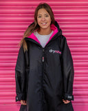 Dryrobe Advance KIDS V3 LS Poncho - Black Pink