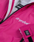 Dryrobe Advance KIDS V3 LS Poncho - Pink/Light Grey