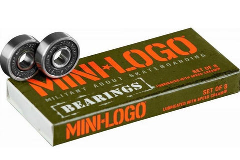 Mini Logo Skateboard Kullager Series 3 8mm - 8-Pack