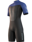 Mystic Brand 3/2mm Back Zip Flatlock Shorty Våtdräkt Herrar