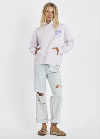 Sisstr Surf LS Fleece Hoodie - Light Orchid