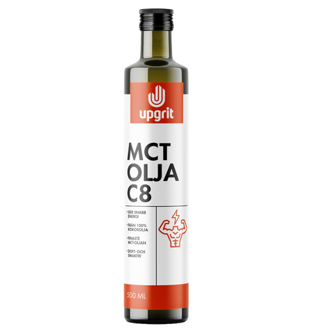 MCT-olja C8, 500 ml - Upgrit