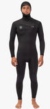 Vissla NEW SEAS 6/5 FULL HOODED CHEST ZIP-BLK