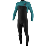 O'Neill Hyperfreak 3/2+ Chest Zip Full Black/Tide Pool