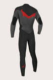 O'Neill Youth Epic 4/3 Chest Zip GUNMTL/BLK/RED