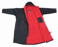Dryrobe Long Sleeve Poncho Black/Red