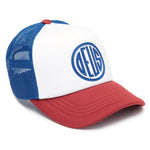 DEUS - PILL TRUCKER CAP - NAVY/RED/WHITE